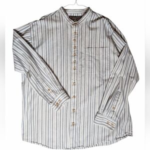 Duluth Trading Company Men's Button Down Striped Shirt